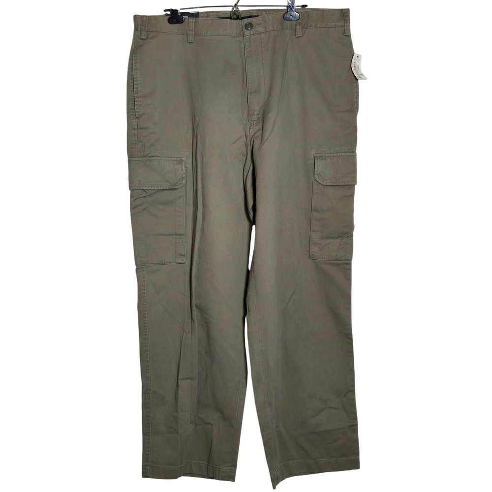 Nautica Men Classic Twill Clipper Cargo Pants 38x30 Relaxed Fit NWT Gorp Utility
